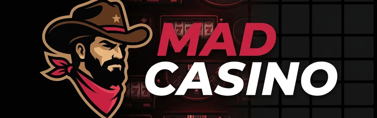 Bannière Mad Casino : catalogue de jeux et sections de la plateforme